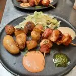 brochette mix grill pdt roties